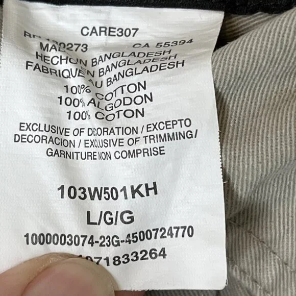 Wrangler Riggs Workwear Button Down Shirt Mens Large Button Up Pocket Tan Sand - Picture 8 of 8